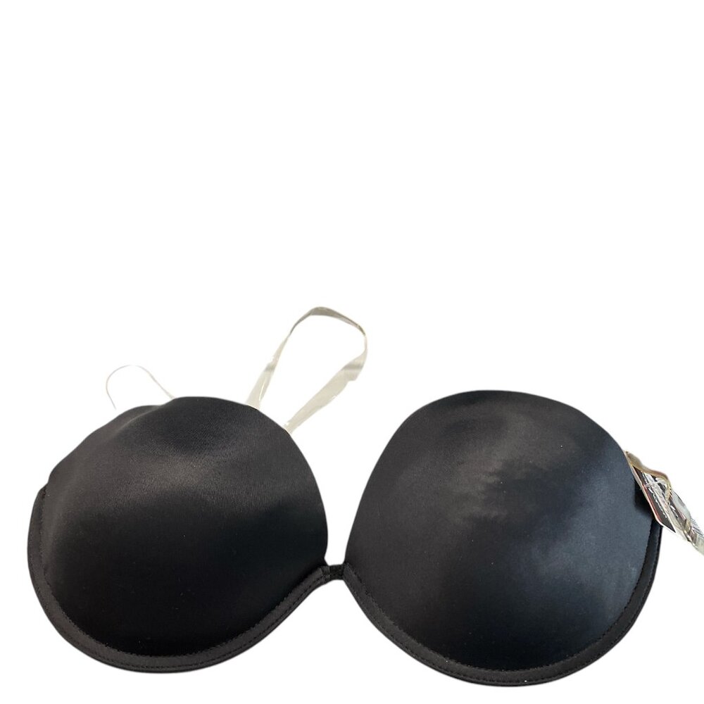 NWT, Angelina Wired & Padded Push-Up Bras w/Clear Convertible Straps , 4-pack